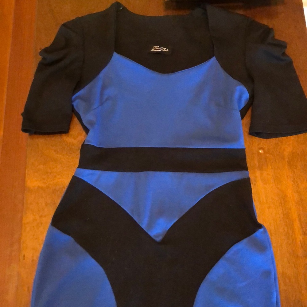 🖤💙Feverfish color block wiggle dress💙🖤 - Picture 2 of 7